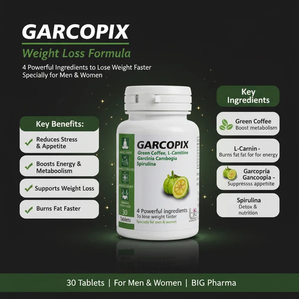 Garcopix Weight Management Formula – 30 Tablets | BIG Pharma