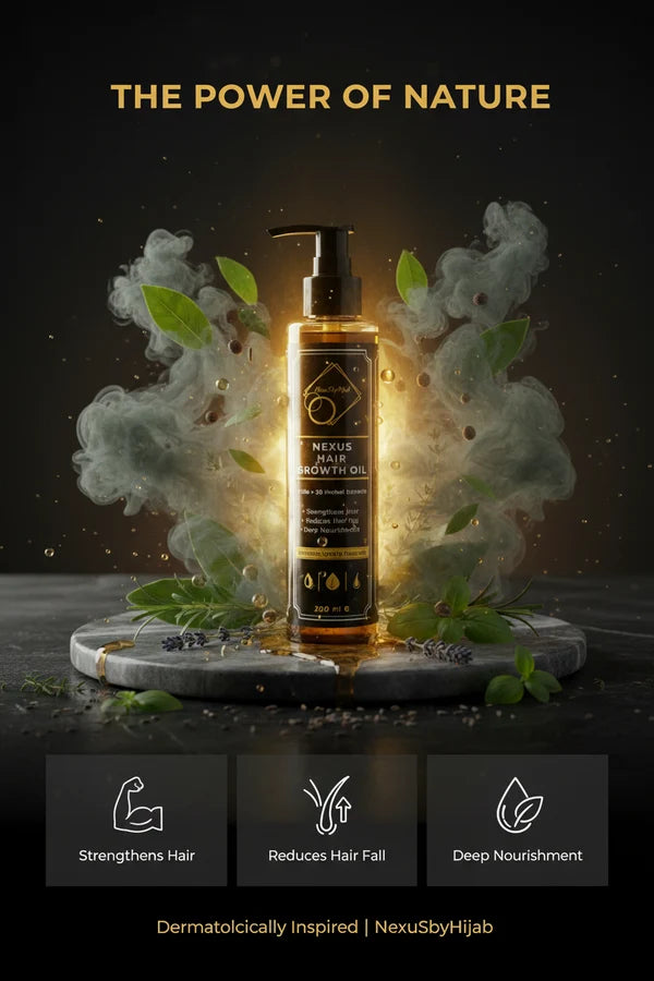Nexus Hair Growth Oil – 7 Oils + 30 Herbal Extracts | 200ml