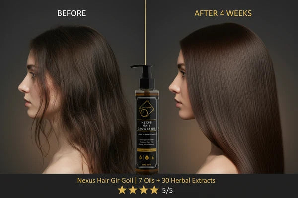Nexus Hair Growth Oil – 7 Oils + 30 Herbal Extracts | 200ml