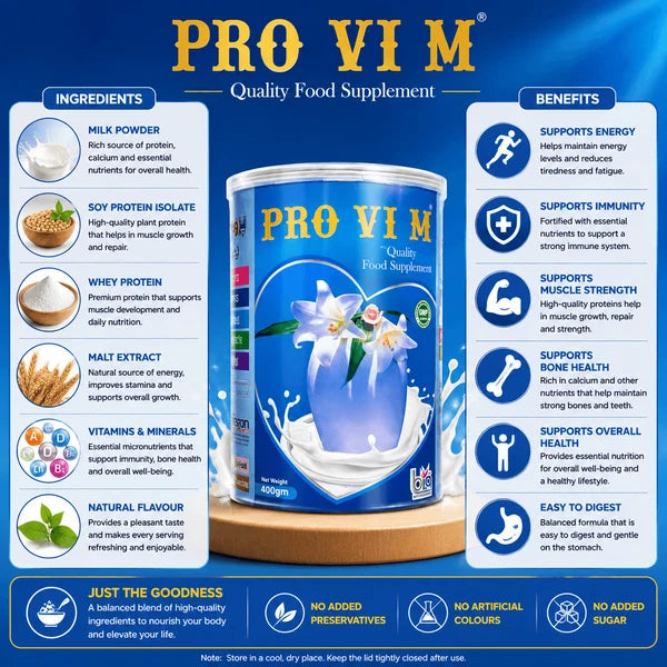 PRO VIM Premium Food Supplement Powder (400g)