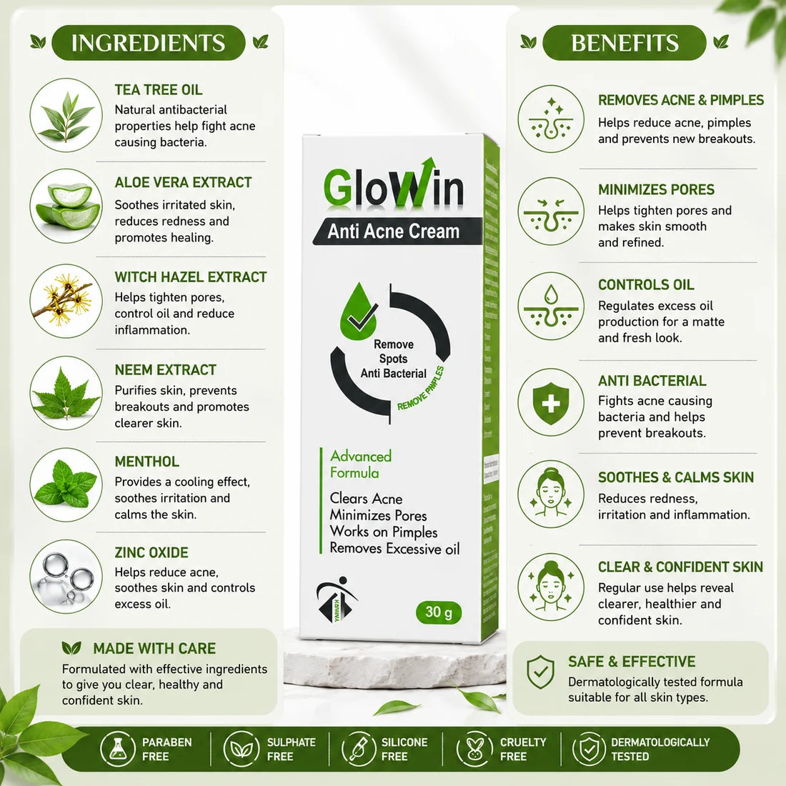 GloWin Anti Acne Cream