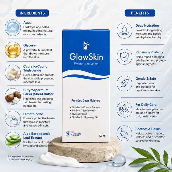 GlowSkin Moisturizing Lotion – Deep Hydration for Sensitive Skin