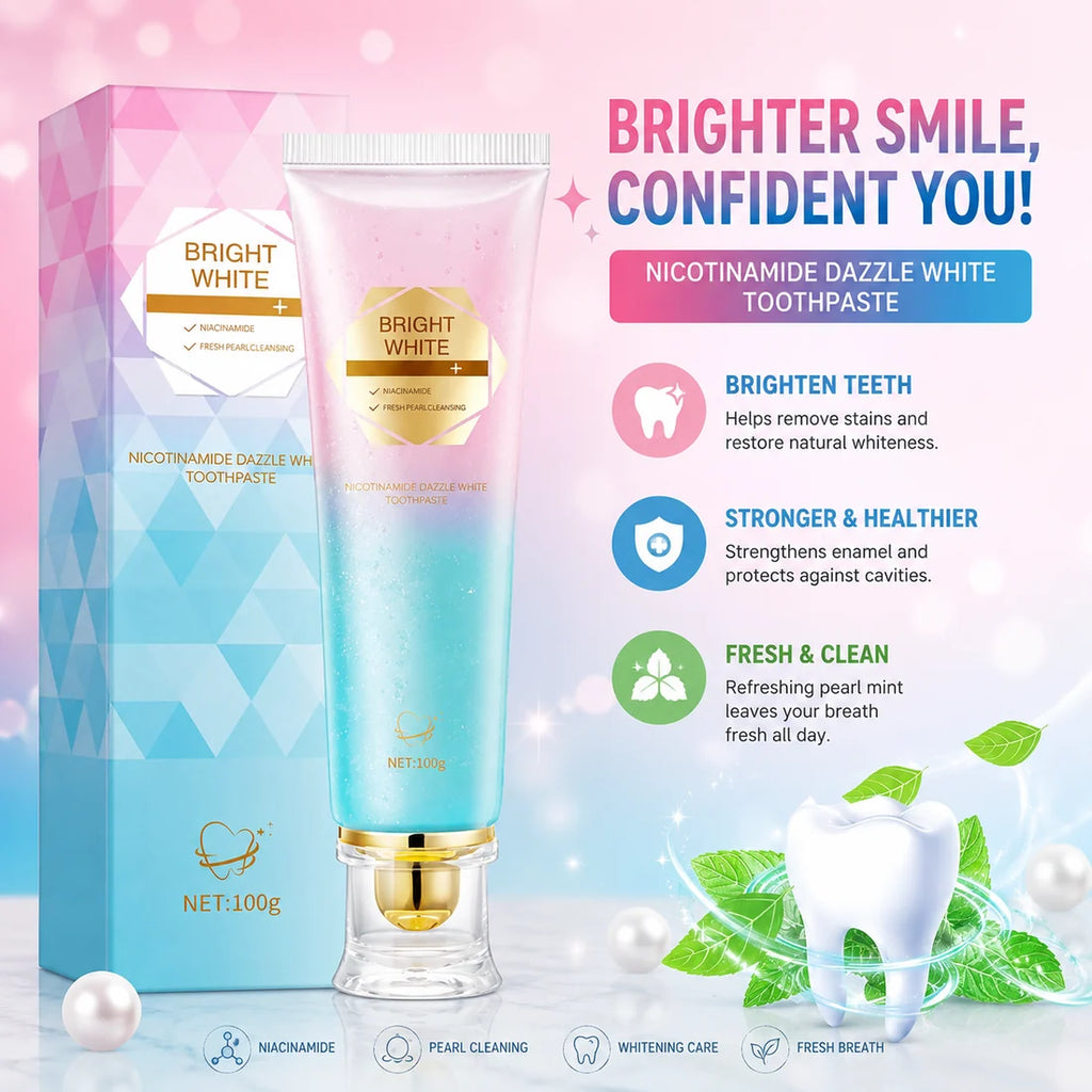 Bright White Nicotinamide Dazzle White Toothpaste