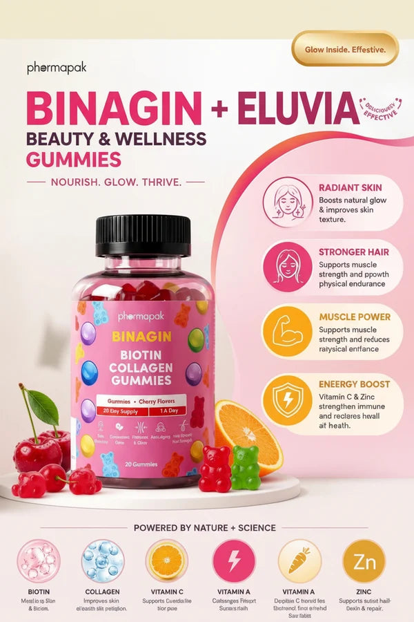 Binagin + Eluvia Gummies Combo Bundle