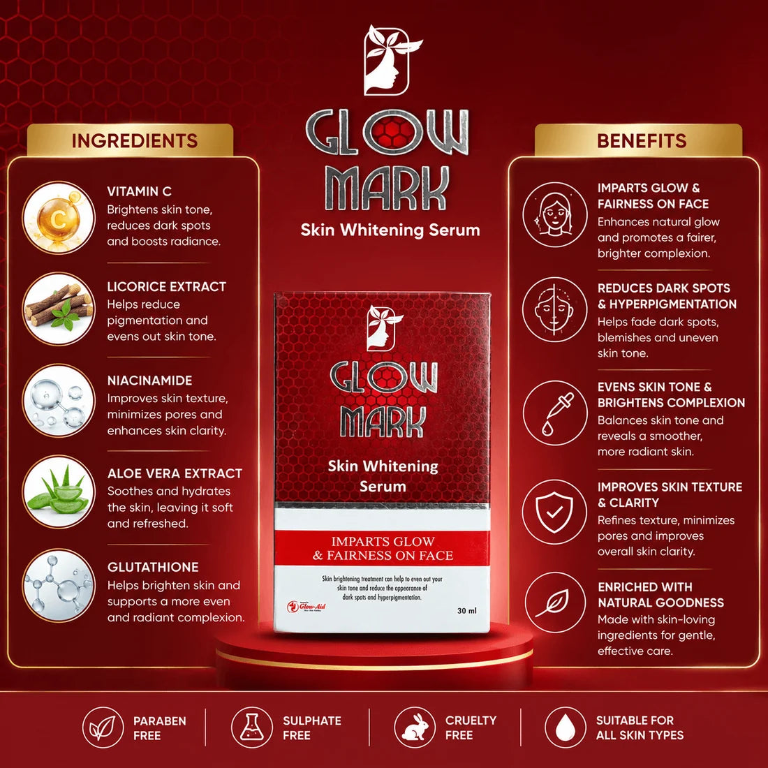 Glow Mark Skin Whitening Serum