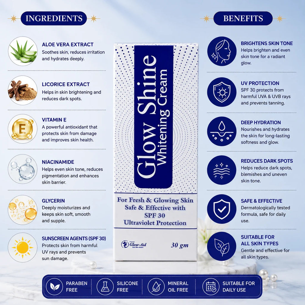 Glow Shine Whitening Cream SPF 30